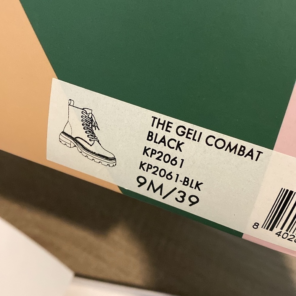Katy Perry black Geli combat boots - Picture 9 of 9